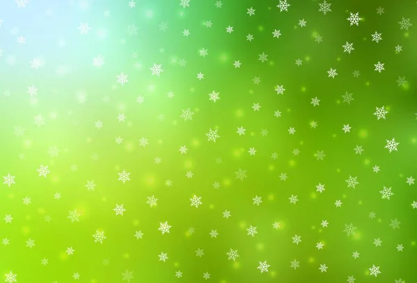 Verde Claro Fondo Vectorial Amarillo Estilo Navidad Diseño Colorido Estilo — Archivo Imágenes Vectoriales