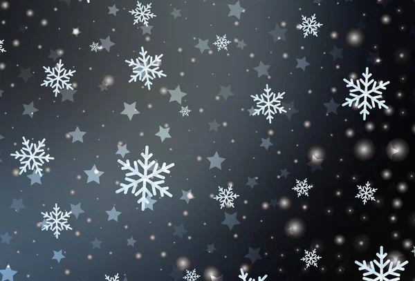 Ελαφρύ Γκρι Διανυσματική Υφή Χρωματιστές Νιφάδες Χιονιού Αστέρια Glitter Αφηρημένη — Διανυσματικό Αρχείο