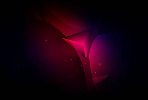 Dark Pink Red Vector Ilustración Con Conjunto Círculos Abstractos Colores — Vector de stock
