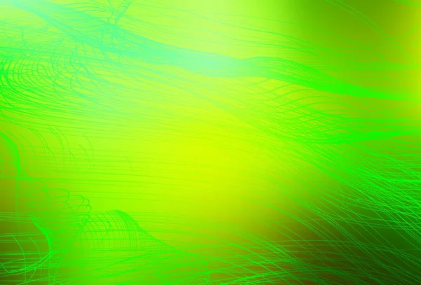 Verde Claro Vetor Amarelo Desfocado Textura Brilhante Ilustração Abstrata Moderna — Vetor de Stock