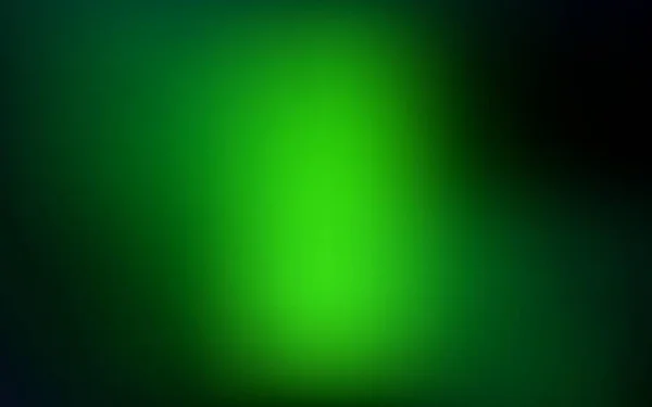 Patrón Desenfoque Degradado Vector Verde Oscuro Ilustración Desenfoque Colores Brillantes — Vector de stock