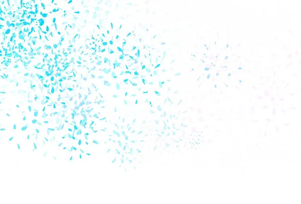 Rosa Claro Patrón Abstracto Vector Azul Con Hojas Ilustración Abstracta — Vector de stock