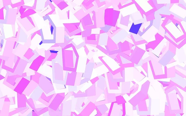 Light Purple Pink Vector Background Hexagons Design Abstract Style Hexagons — Stock Vector