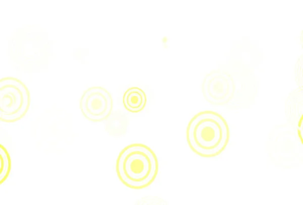 Ανοιχτό Πράσινο Κίτρινο Διανυσματικό Μοτίβο Σφαίρες Θολή Διακοσμητική Σχεδίαση Αφηρημένο — Διανυσματικό Αρχείο