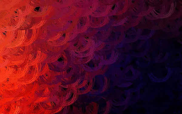 Dunkelrosa Rotes Vektormuster Mit Gebogenen Linien Eine Leuchtende Illustration Die — Stockvektor