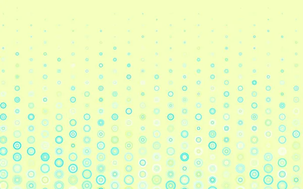 Світло Блакитний Зелений Векторний Фон Бульбашками Сучасна Абстрактна Ілюстрація Барвистими — стоковий вектор