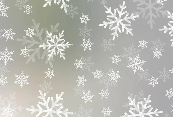 新年のスタイルでライトグレーのベクトルレイアウト 現代の抽象的なクリスマスムードの形 大学のポスター バナーのための最高のデザイン — ストックベクタ