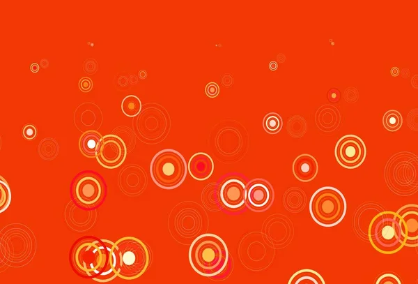 スポットとライトレッド イエローベクトルの背景 カラフルな水滴と現代抽象的なイラスト ポスター ウェブサイトのバナーのデザイン — ストックベクタ