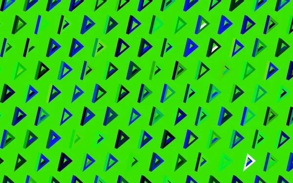 Agencement Vectoriel Multicolore Foncé Avec Lignes Triangles Illustration Abstraite Scintillante — Image vectorielle
