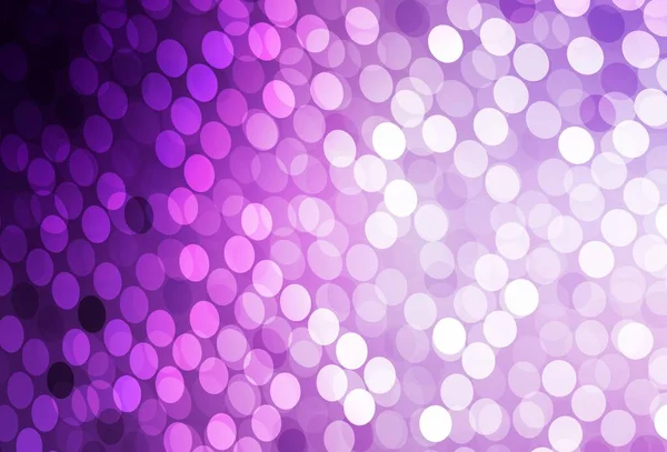 Luz Púrpura Rosa Vector Telón Fondo Con Puntos Diseño Decorativo — Vector de stock