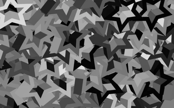 Dunkelgraues Vektorlayout Mit Linien Dreiecken Abstrakte Gradienten Illustration Mit Dreiecken — Stockvektor