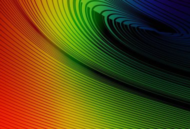 Çizgileri olan koyu renkli vektör deseni. Alnında çizgiler olan soyut bir çizim. İşiniz için en iyi tasarım.