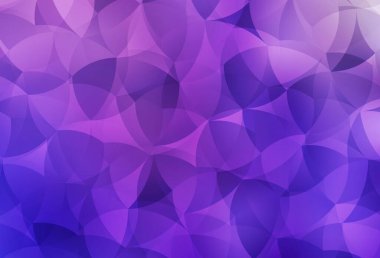 Açık Mor, pembe vektör soyut mozaik fon. Üçgenlerden oluşan parlayan çokgen çizimler. Dizaynınız için üçgen desen.