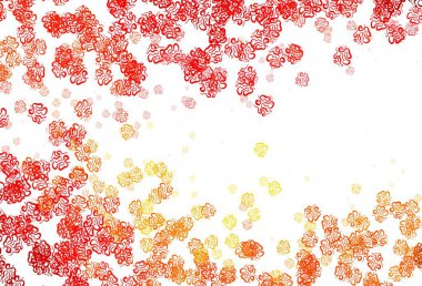 Soyut biçimlerde açık kırmızı vektör dokusu. Soyut gradyan şekilli basit renkli çizimler. İşiniz için en iyi akıllı tasarım.