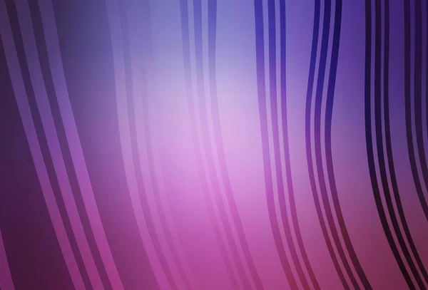 浅紫色 粉红矢量背景与水平线 带有渐变的抽象风格的彩色插图 全新设计为您的广告 — 图库矢量图片