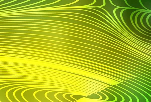 Verde Claro Textura Vectorial Amarilla Con Líneas Color Ilustración Abstracta — Archivo Imágenes Vectoriales