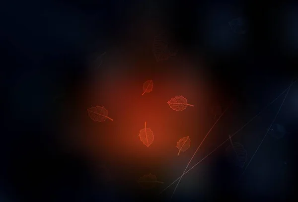 Σκούρο Κόκκινο Διάνυσμα Αφηρημένο Μοτίβο Δέντρα Κλαδιά Αφηρημένη Εικόνα Λουλούδια — Διανυσματικό Αρχείο