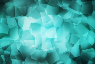 Açık yeşil vektör çokgen çizimi. Çokgen biçiminde, gradyan ile renkli çizimler. Bir markanın arkaplanı için desen.