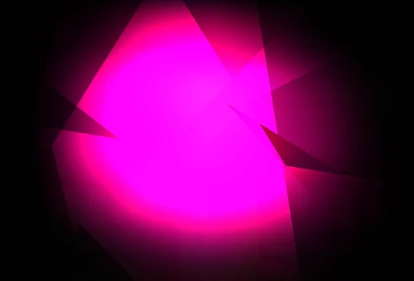 Textura Vectorial Rosa Oscuro Con Estilo Triangular Gradiente Abstracto Ilustración — Vector de stock