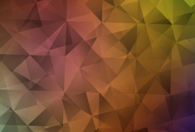 Light Multicolor vector polygonal pattern. A sample with polygonal shapes. New template for your brand book.