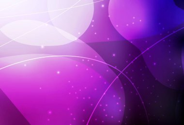 Koyu pembe vektör çemberleri, soyut arkaplanda renkli gradyan çizgileri. Doğa tarzında bulanık halkaları olan güzel renkli çizimler. Duvar kağıtları için zarif tasarım.