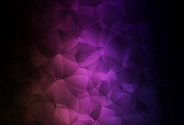 Koyu mor, rastgele şekilli pembe vektör deseni. Modern tarzda değişen renkli kaotik formlar. Duvar kağıtları için zarif tasarım.