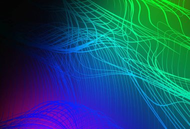 Koyu renkli vektör soyut arkaplan. Soyut ve gradyan renkte renkli çizimler. Tasarımının yeni yolu.