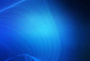 Tekrarlanan çubuklarla koyu mavi vektör şablonu. Keskin çizgili parlak renkli çizimler. İş ilanınız için akıllı tasarım.