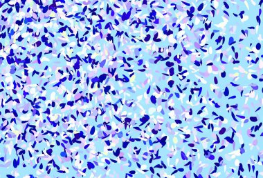 Yapraklı, çok renkli, zarif bir arkaplan. Bulanık şekilli ve yapraklı yepyeni bir resim. İşiniz için yeni tasarım.