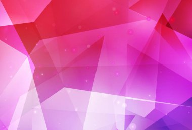 Açık Mor, pembe vektör arkaplan, çizgiler, üçgenler. Soyut üçgenli dekoratif tasarım. Kartvizitiniz için modern tasarım.