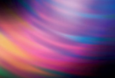 Koyu pembe, sarı vektör parlak şablonu bulanıklaştırdı. Parlak renkli bir illüstrasyon. İşiniz için yepyeni bir tasarım..