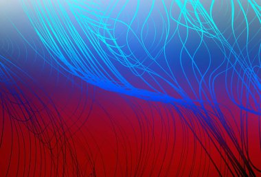 Açık mavi, kırmızı vektör renkli bulanık arkaplan. Gradyan ile modern soyut çizim. Çalışmalarınız için akıllı tasarım.