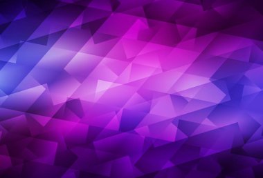 Açık Mor, eşkenar dörtgenli pembe vektör şablonu. Renkli dikdörtgenleri olan bir resim. Reklamlar için desen.