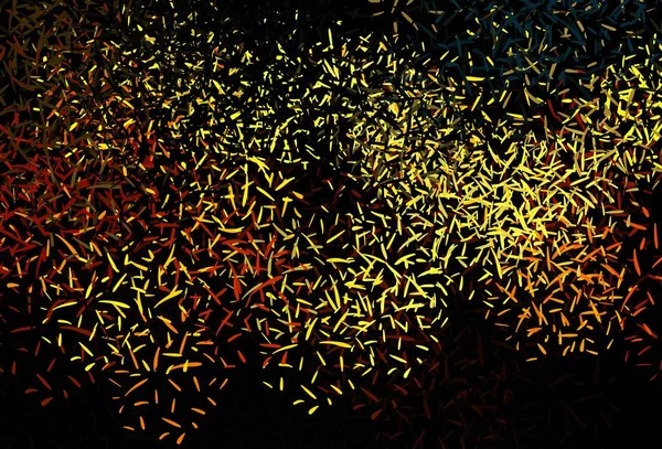 Темно Синий Желтый Векторный Фон Резкими Полосами Современная Геометрическая Абстрактная — стоковый вектор