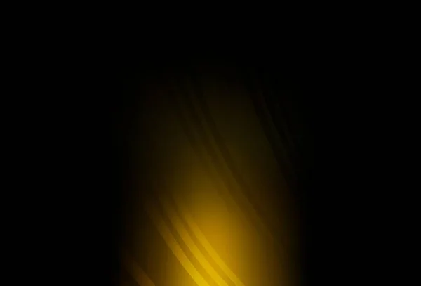 線で濃い黄色のベクトル背景 カラフルなライン 形状を持つサンプル ビジネスデザインのパターン — ストックベクタ