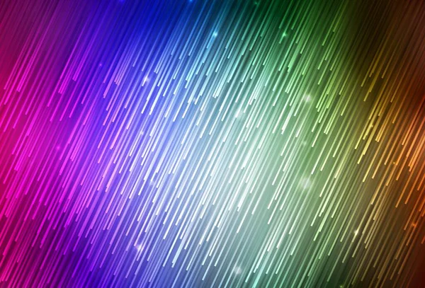 Dark Multicolor Vector Layout Flat Lines Glitter Abstract Illustration Colorful — Vector de stock