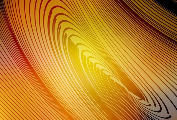 Ciemnożółty Wektor Tekstury Zakrzywionymi Liniami Kolorowa Próbka Geometryczna Gradientowymi Liniami — Wektor stockowy