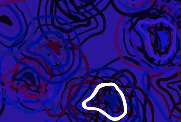 Світло Рожева Синя Векторна Текстура Вигнутими Лініями Нові Барвисті Ілюстрації — стоковий вектор