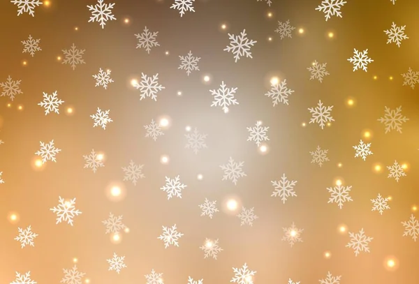Ελαφρύ Πορτοκαλί Διανυσματική Υφή Στυλ Γενεθλίων Πολύχρωμη Απεικόνιση Χριστουγεννιάτικα Σύμβολα — Διανυσματικό Αρχείο