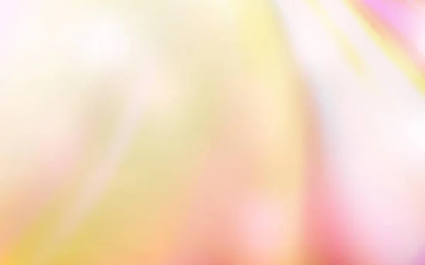 Світло Рожевий Жовтий Векторний Барвистий Розмитий Фон Творчі Ілюстрації Стилі — стоковий вектор