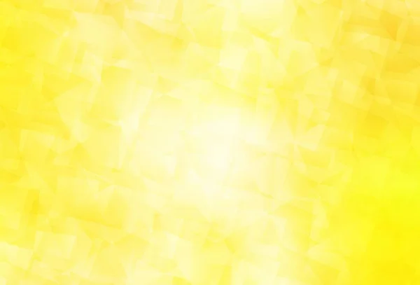 Light Yellow Vector Shining Triangular Backdrop Glitter Abstract Illustration Elegant — Archivo Imágenes Vectoriales
