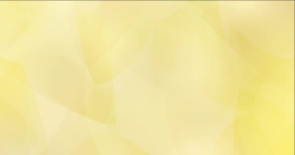 4К петля светло-желтая абстрактная анимация с ромбом. — стоковое видео