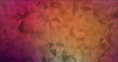 4K döngü koyu yeşil, kırmızı video çizgiler, dikdörtgenler.