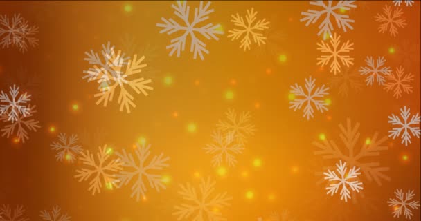 Петля Анимации Стиле Рождества Высококачественный Клип Простом Стиле Элементами Рождественского — стоковое видео
