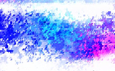 Açık mavi, dikdörtgenli kırmızı vektör arkaplan. Dikdörtgenleri ve kareleri olan güzel bir çizim. Web siteleri için şablon kullanılabilir.