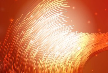 Bükülmüş çizgileri olan açık kırmızı vektör arkaplanı. Basit bir şekilde yepyeni renkli bir tasvir. Fikirlerin için bir örnek..