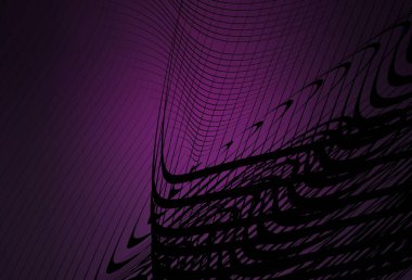 Koyu pembe vektör parlak deseni bulanıklaştırdı. Görüntü stili ve gradyanı olan yeni renkli çizimler. Bir cep telefonu için arka plan.