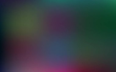 Koyu pembe, yeşil vektör bulanık desen. Soyut tarzda gradyan olan renkli bir çizim. Uygulamalar için tasarımınız.