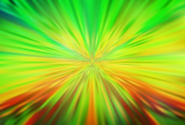 Verde Claro Vector Amarillo Diseño Abstracto Brillante Ilustración Abstracta Colorida — Archivo Imágenes Vectoriales