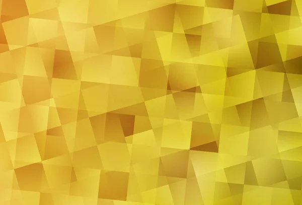 Temně Žlutá Vektorová Šablona Kosočtvercem Třpytivé Abstraktní Ilustrace Obdélníkovými Tvary — Stockový vektor